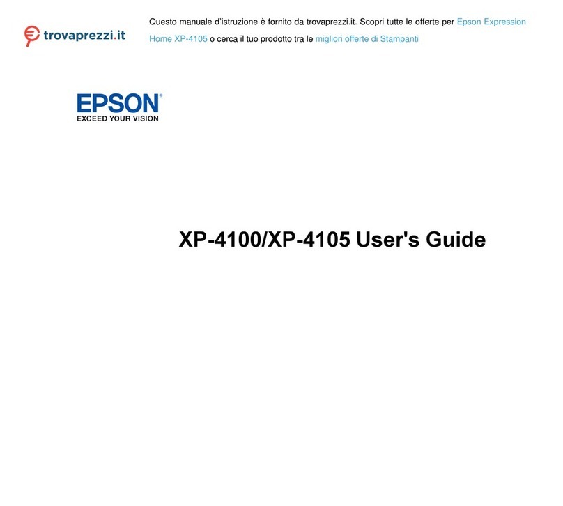 Epson XP-4105 User manual
