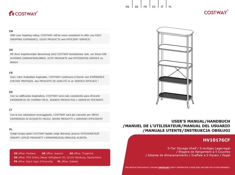 Costway HV10176CF user manual Costway HV10176CF user manual