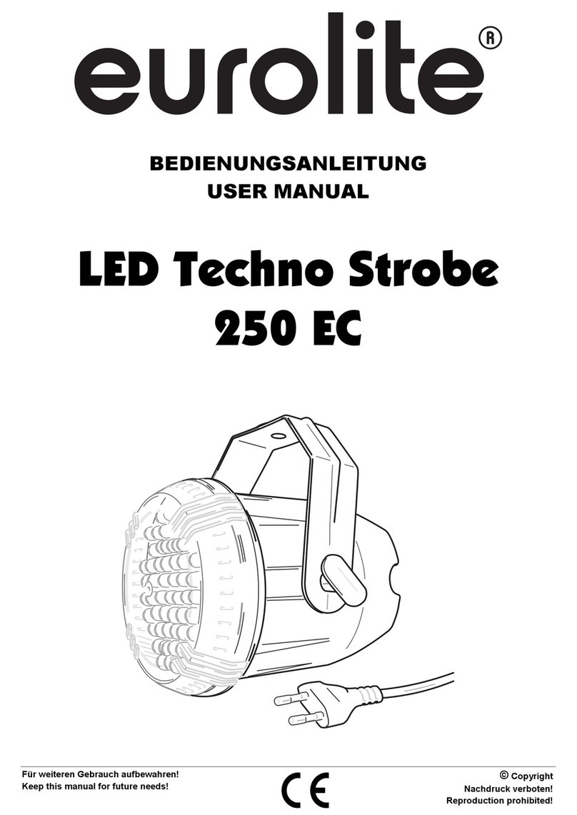 EuroLite LED Techno Strobe 250 EC user manual EuroLite LED Techno Strobe 250 EC user manual