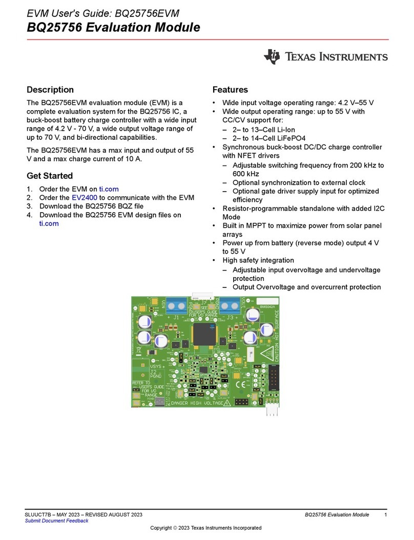 Texas Instruments BQ25756 User manual