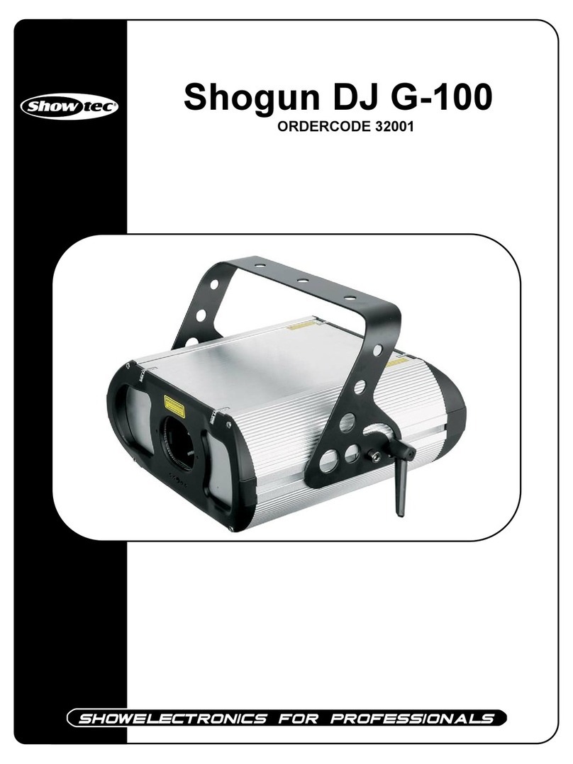 Show Tec Shogun DJ G-100 manual