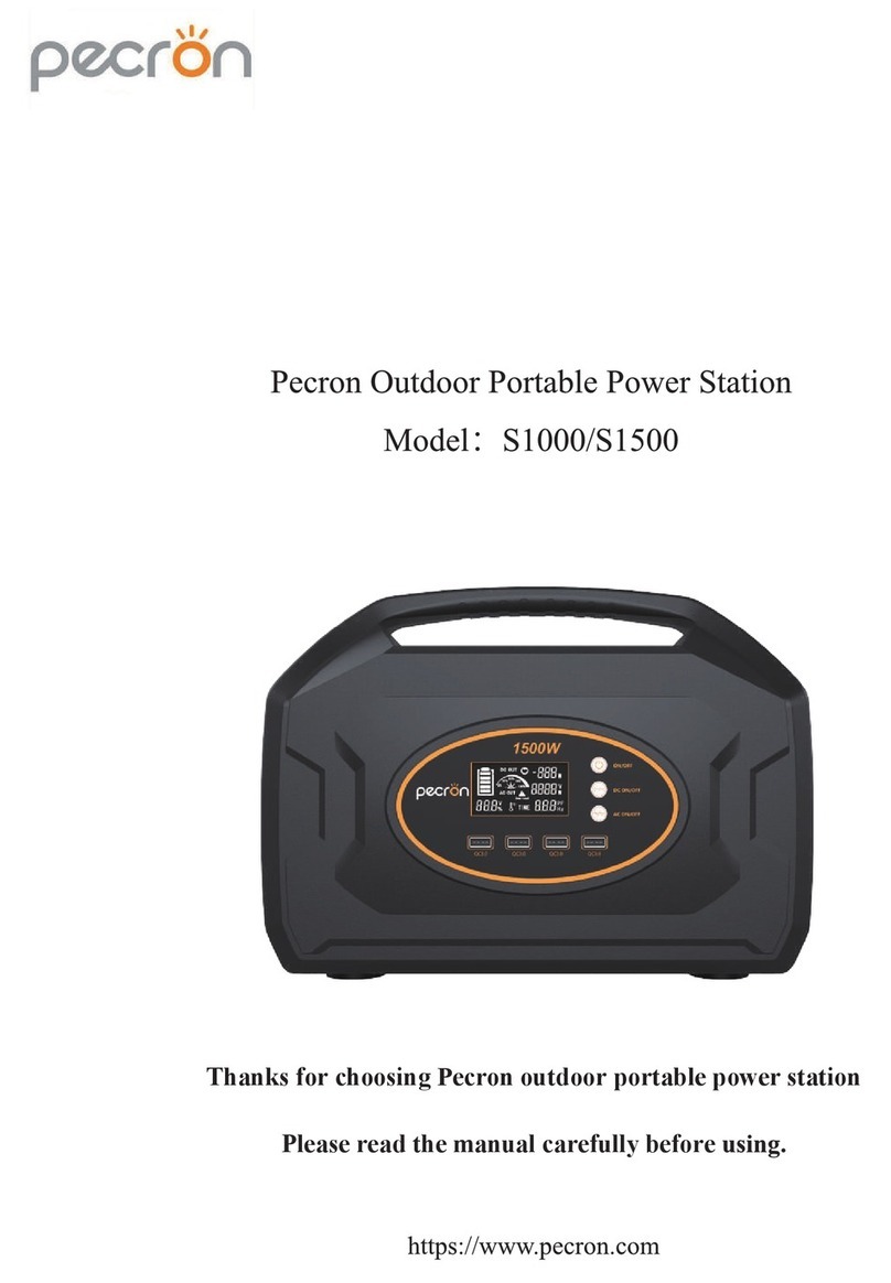Pecron S1000 User manual