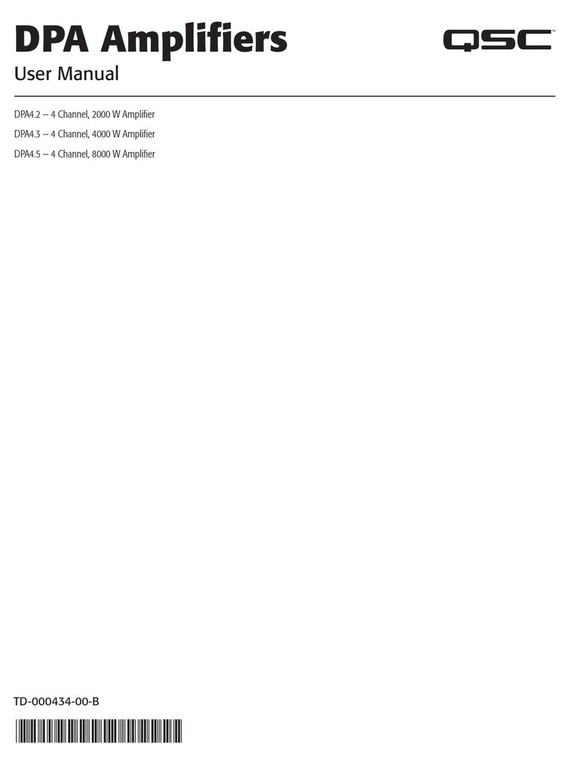 QSC DPA Series User manual