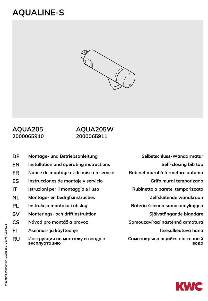 KWC AQUALINE-S AQUA205 User manual