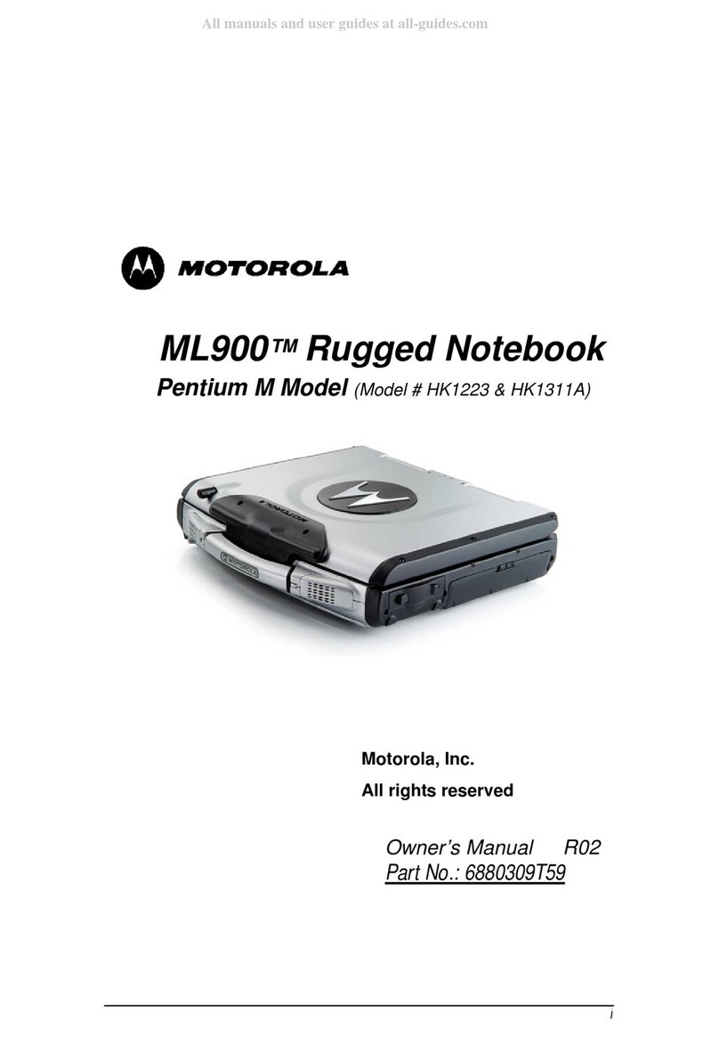 Motorola ML 900 HK1223 User manual Motorola ML 900 HK1223 User manual