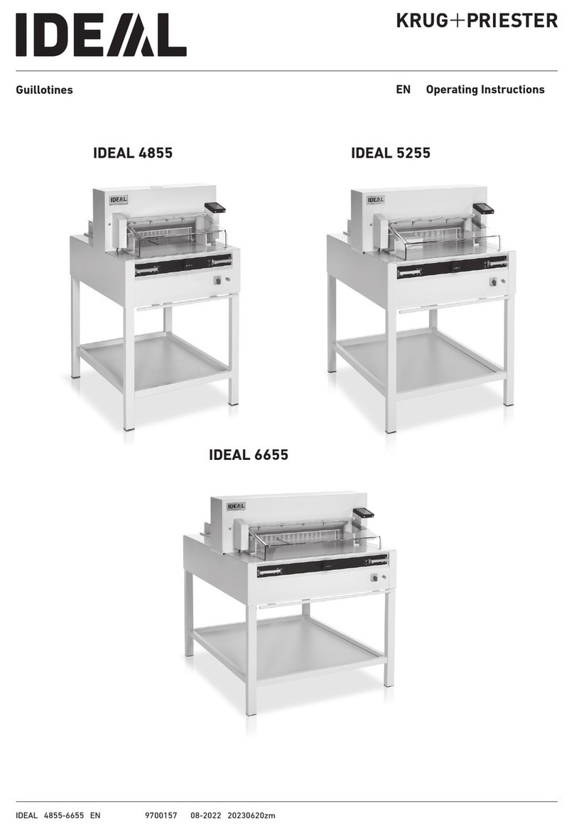 KRUG+PRIESTER IDEAL 4855 operating instructions