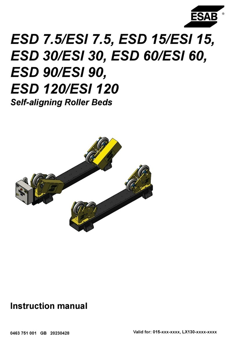 ESAB ESD 7.5 instruction manual