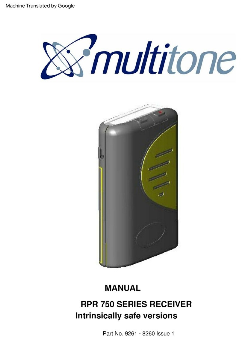 Multitone RPR750 Series User manual