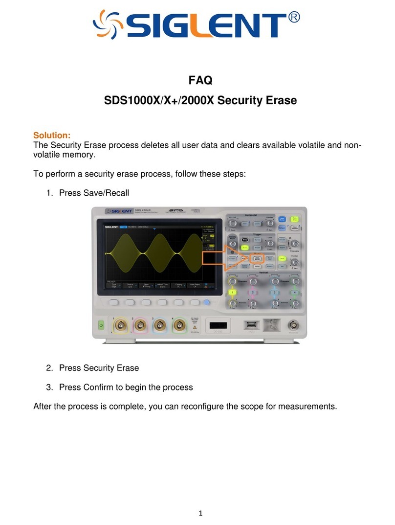 SIGLENT SDS2000X Series Faq
