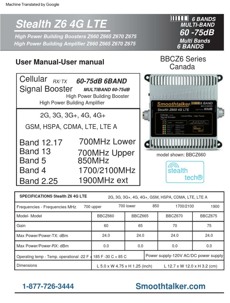 SmoothTalker Stealth Z6 4G LTE User manual