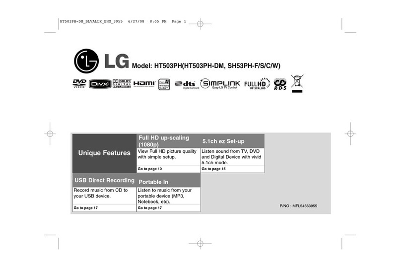 LG HT503PH-DM User manual
