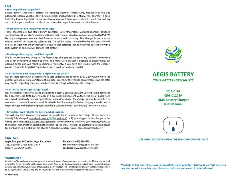 Aegis CRG-01203P user manual