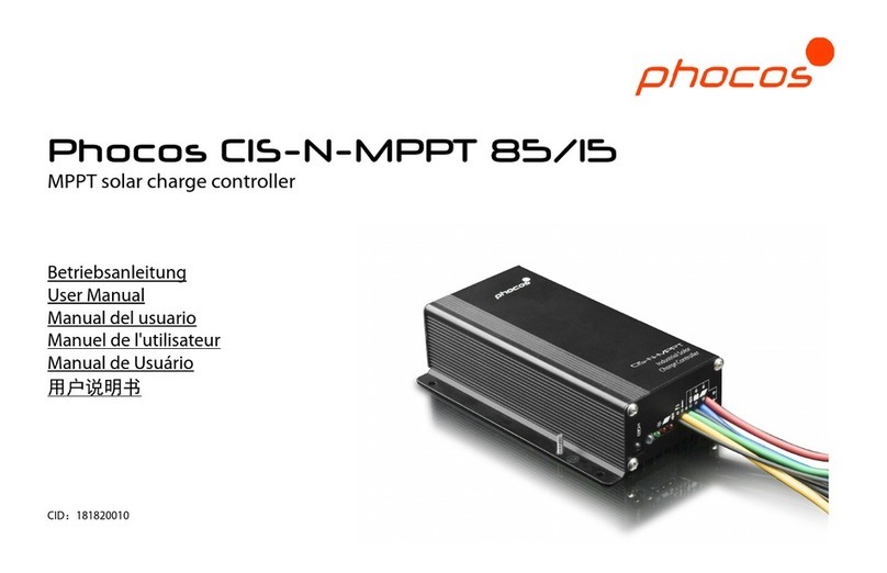 Phocos CIS-N-MPPT 85/15 user manual