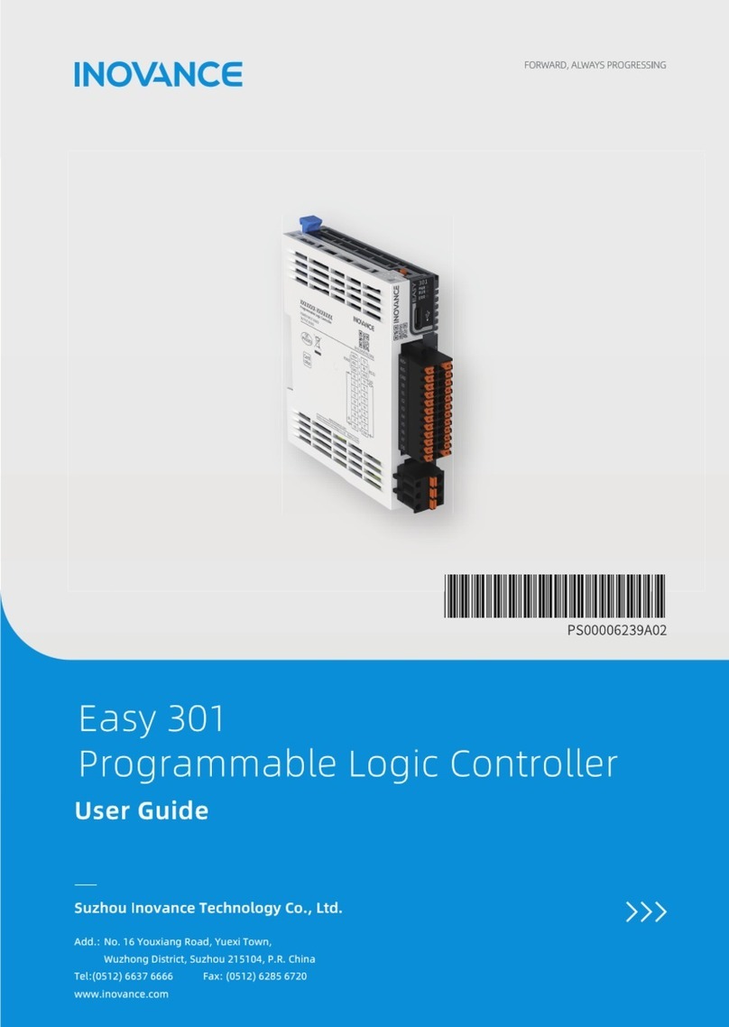 Inovance Easy 301 User manual