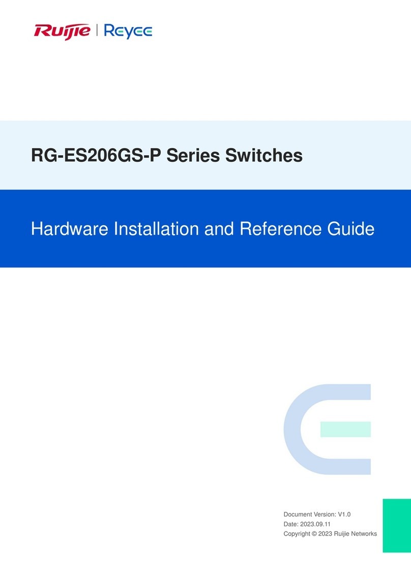 Ruijie Reyee RG-ES206GS-P Series Hardware  installation and reference guide