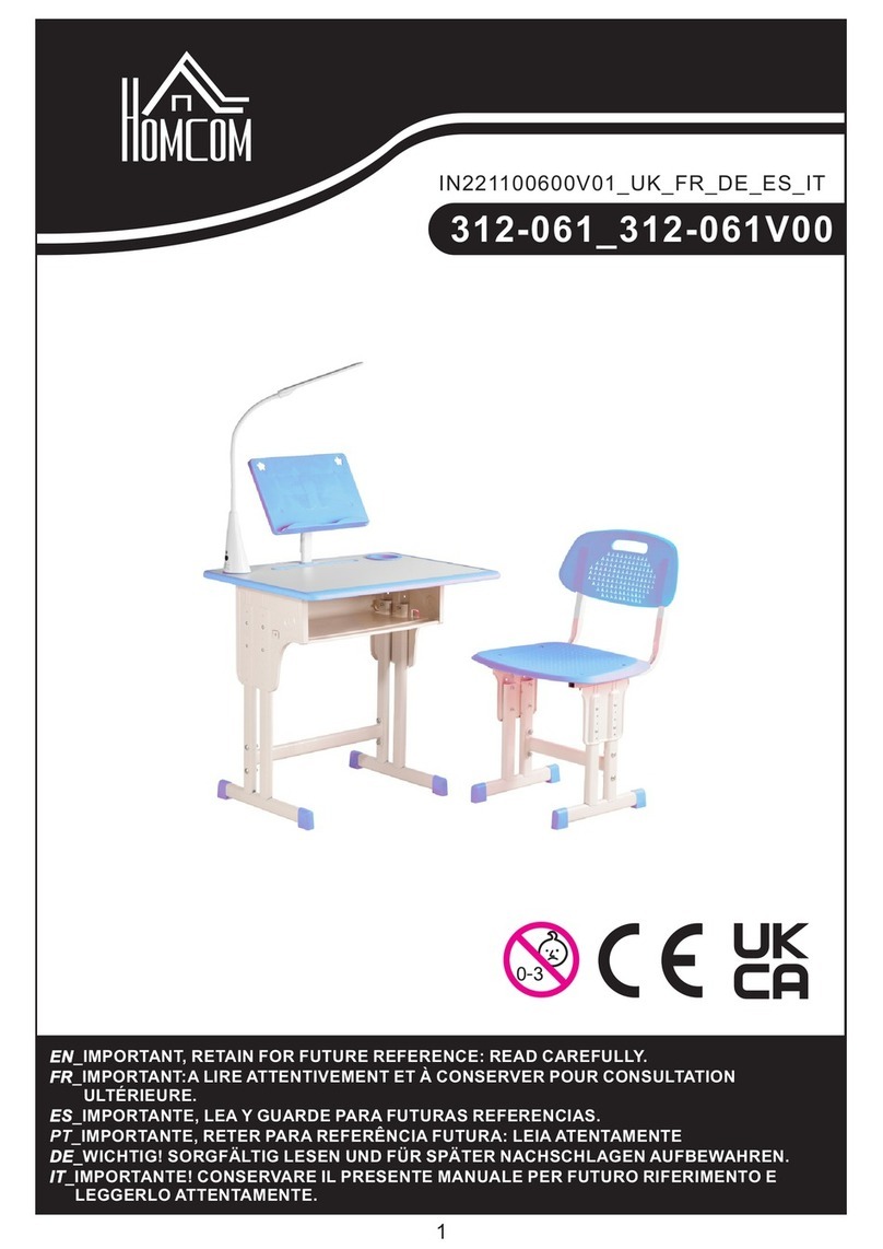 HOMCOM 312-061 User manual