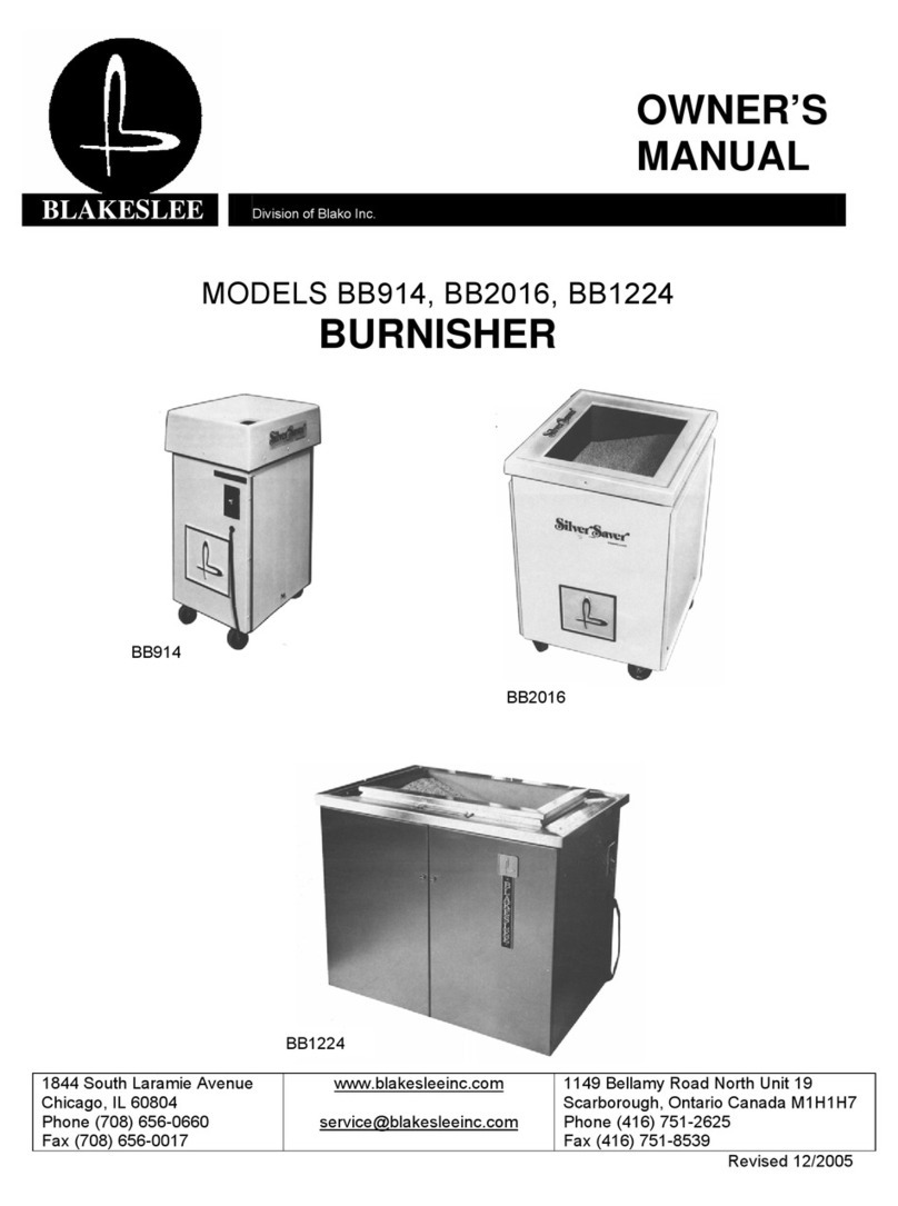 Blakeslee BB914 owner's manual