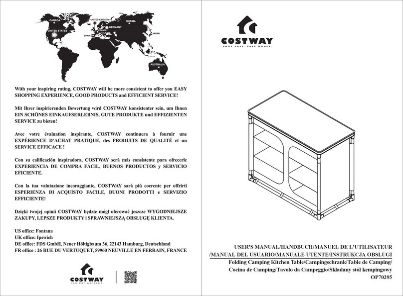 Costway OP70295 user manual Costway OP70295 user manual