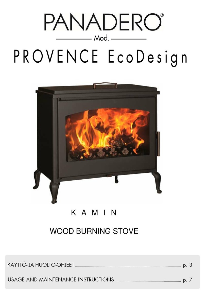 Panadero PROVENCE EcoDesign Usage and maintenance instructions