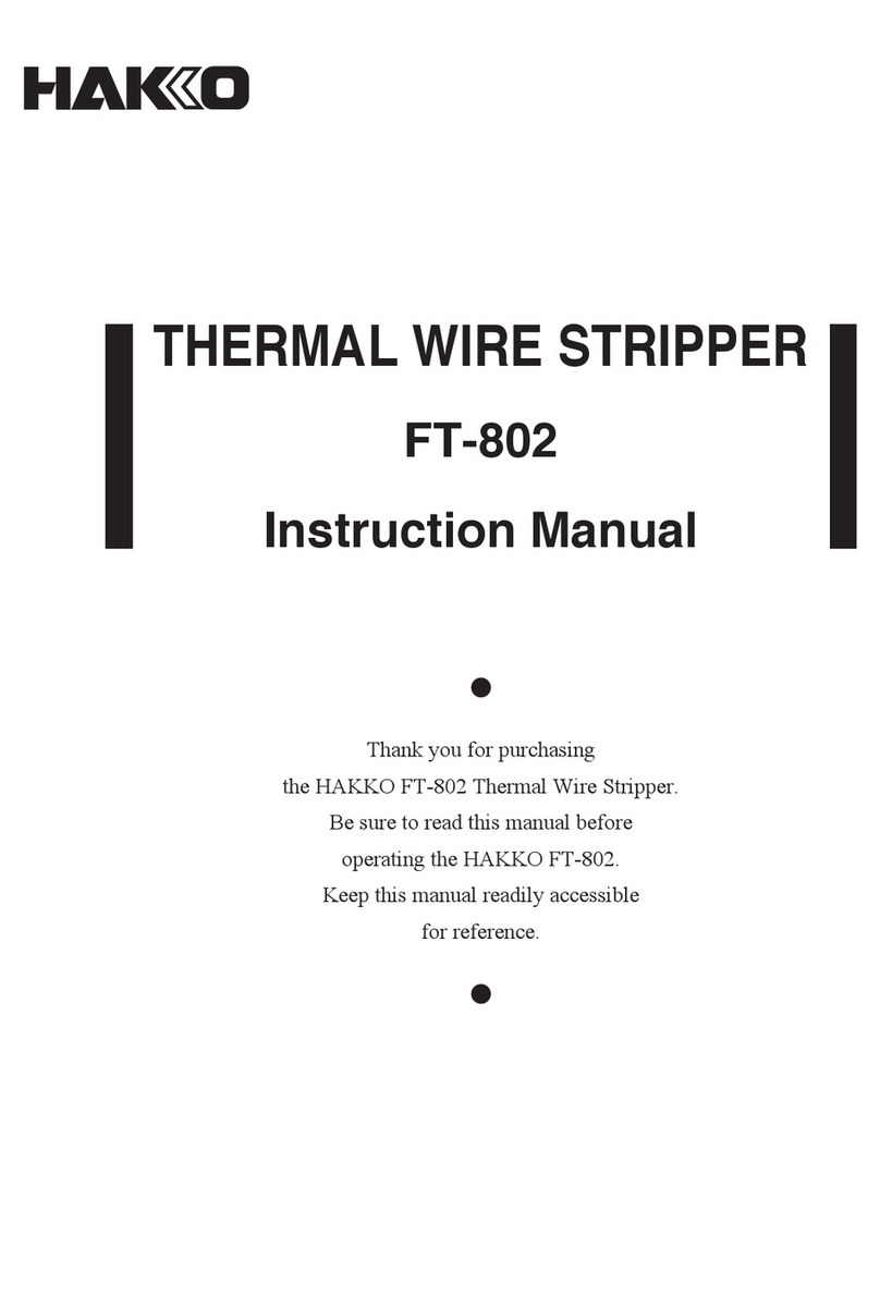 Hakko Electronics FT-8003 User manual