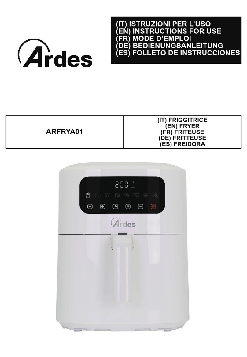 ARDES ARFRYA01 Instructions for use