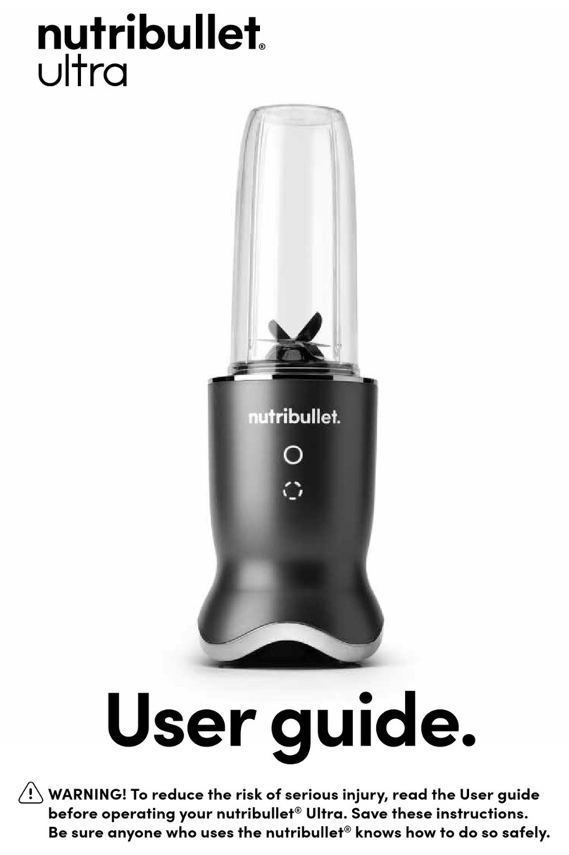 NUTRIBULLET ultra User manual