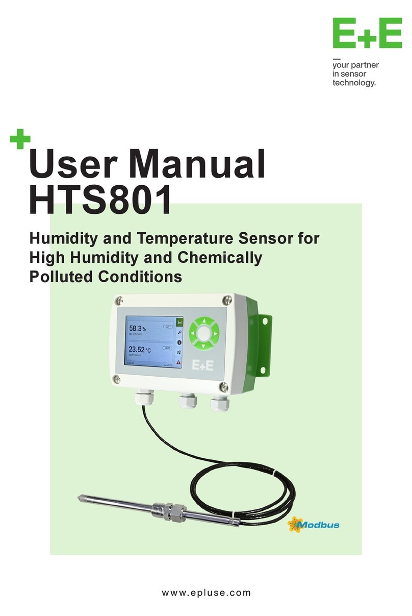 E+E Elektronik HTS801 user manual