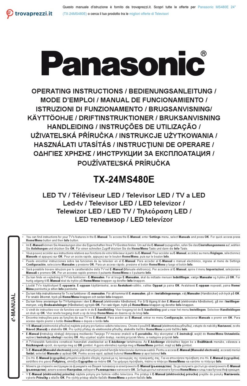 Panasonic TX-24MS480E operating instructions