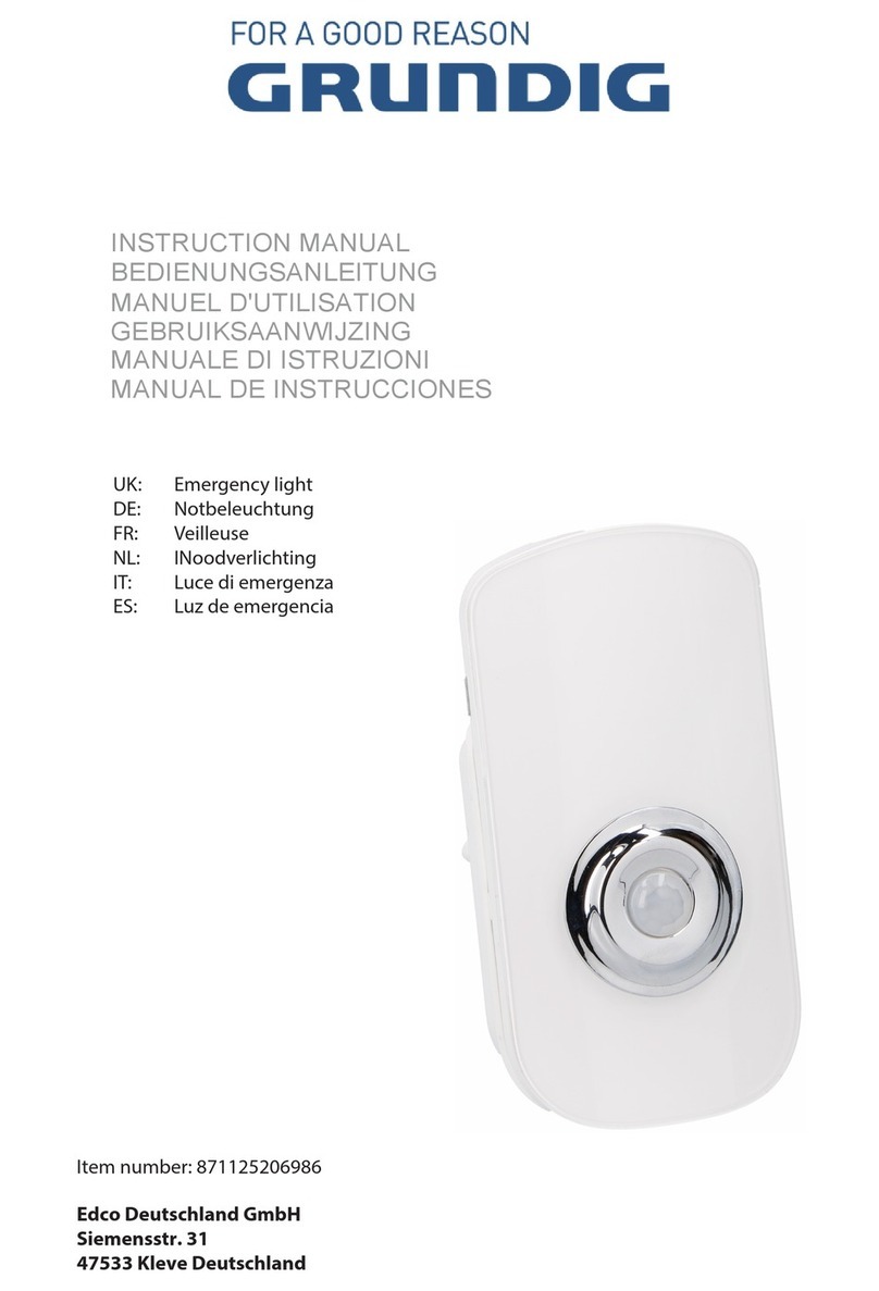 Grundig 871125206986 instruction manual