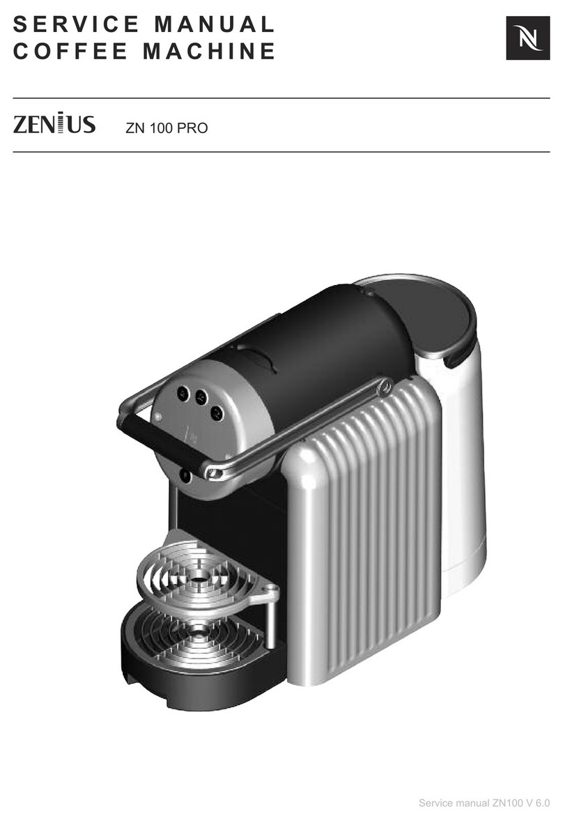 Nespresso ZN100 PRO Service manual