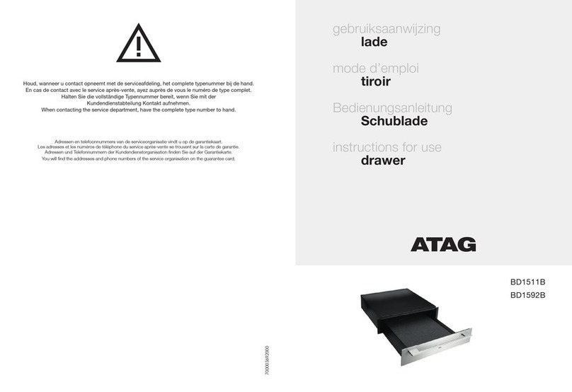 Atag BD1511B Instructions for use
