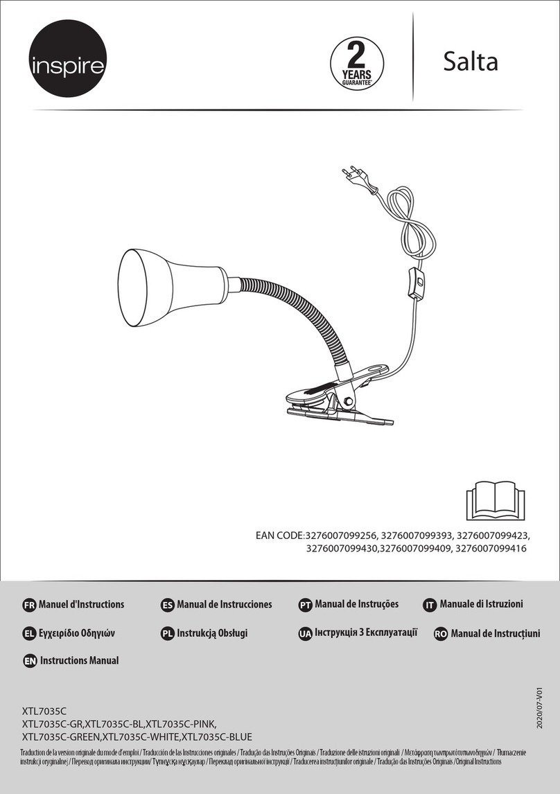 Inspire XTL7035C-GR User manual Inspire XTL7035C-GR User manual