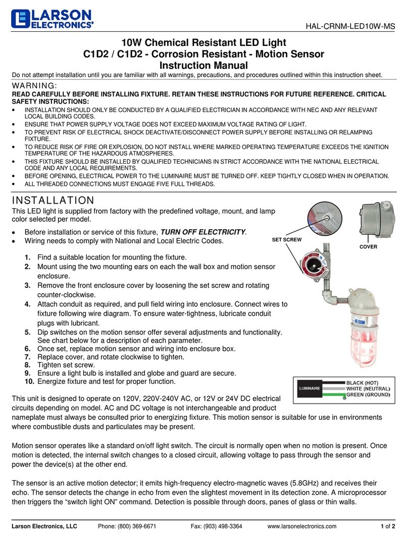 Larson Electronics C1D2 instruction manual