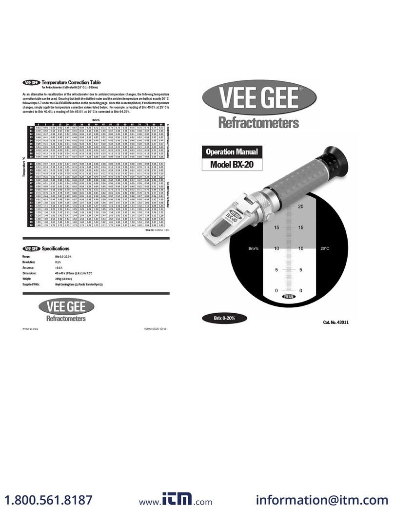 VEE GEE BX-20 User manual