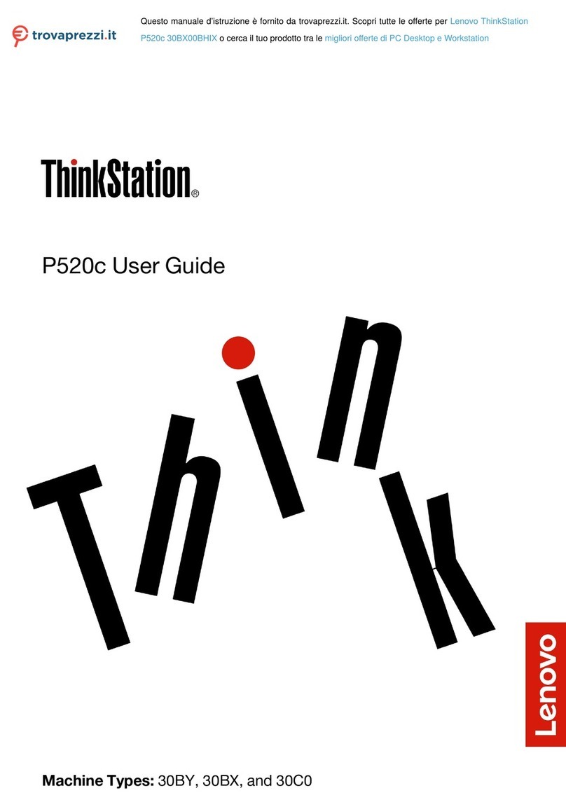 Lenovo ThinkStation P520c User manual
