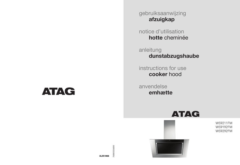 Atag WS9211FM/A02 Instructions for use