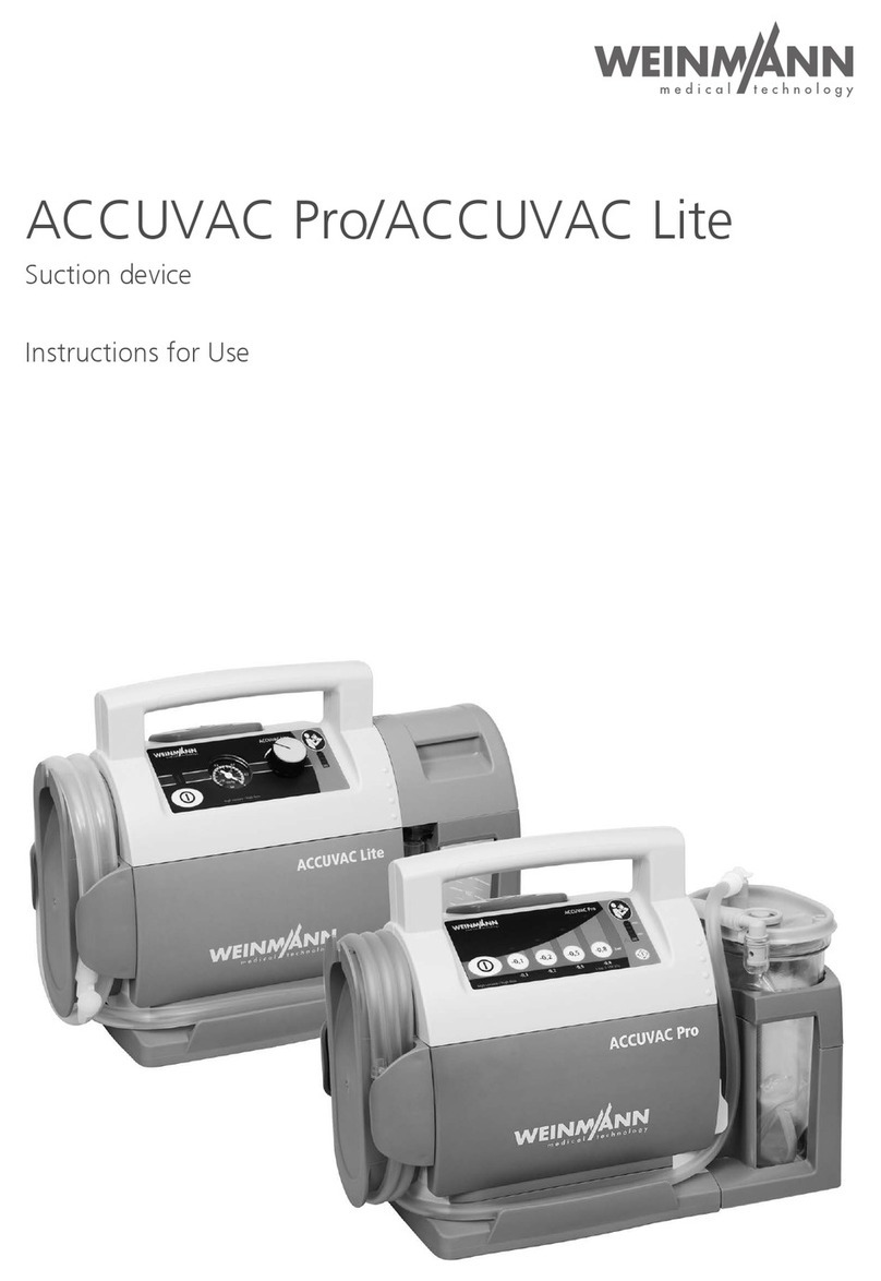 Weinmann ACCUVAC Pro User manual