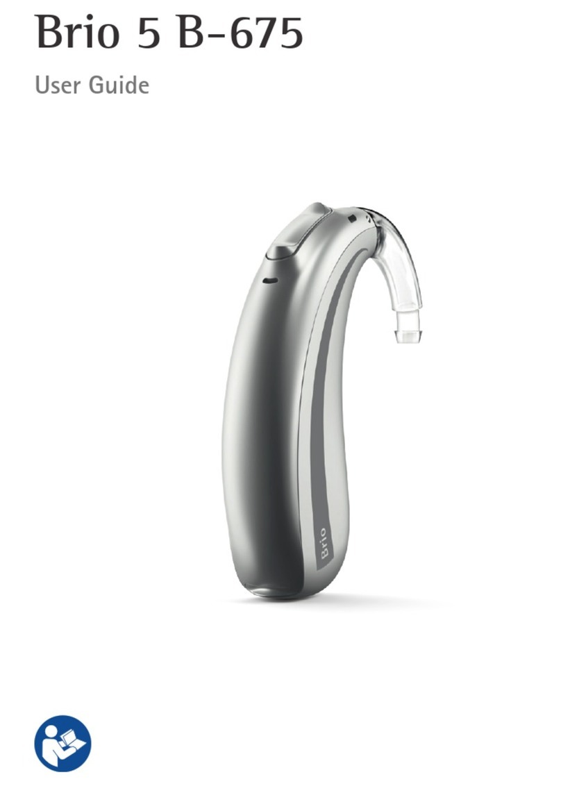 Phonak Brio 5 B-675 user guide