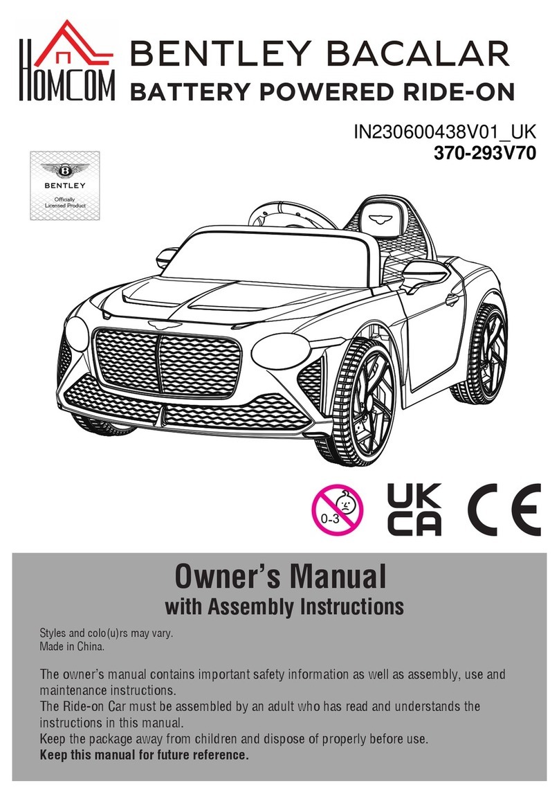 HOMCOM BENTLEY BACALAR User manual