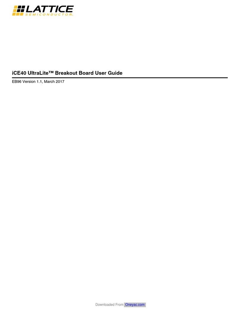 Lattice Semiconductor iCE40 UltraLite User manual