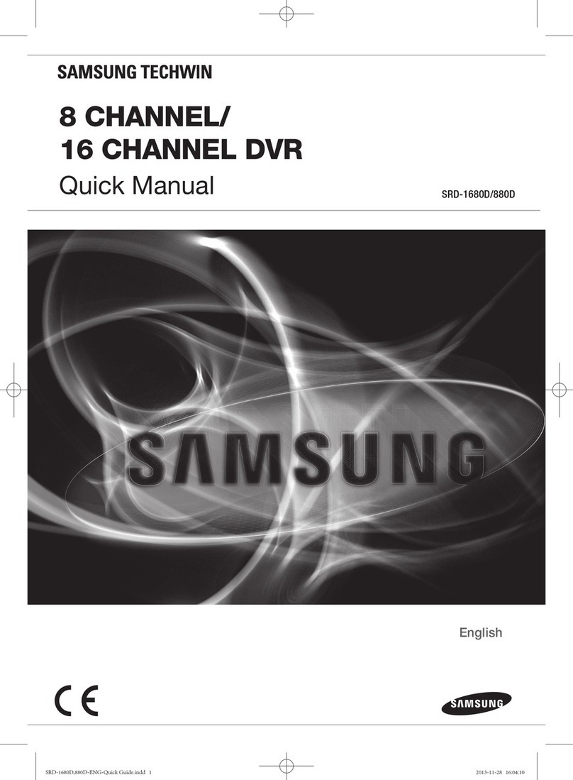 Samsung SRD-880D Installation guide