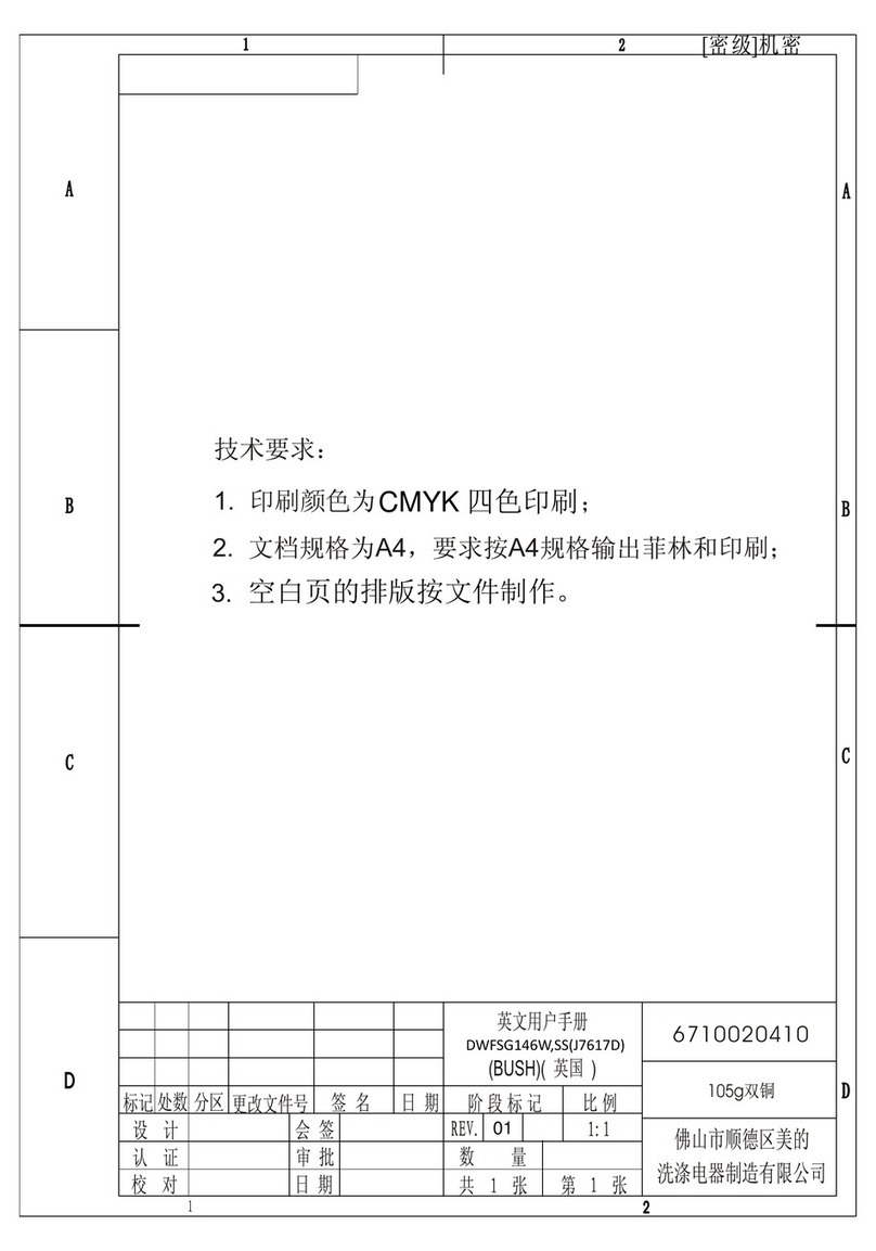 Bush DWFSG146W instruction manual