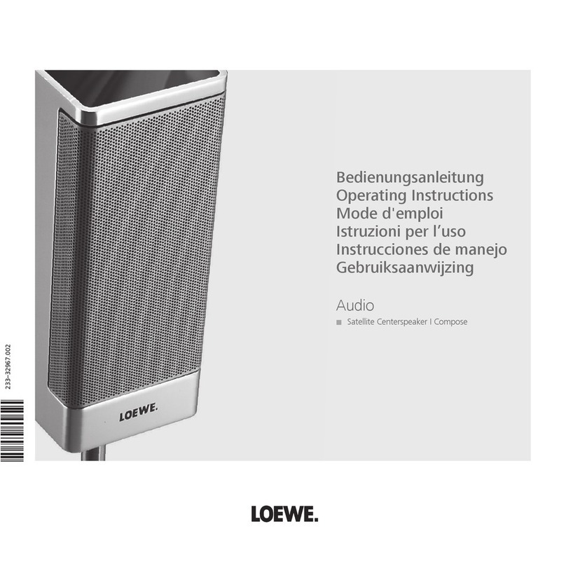 Loewe Compose operating instructions