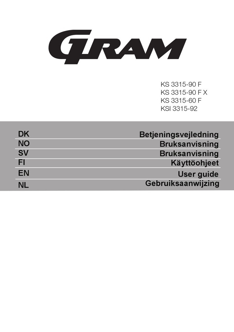 Gram KS 3315-90 F user guide