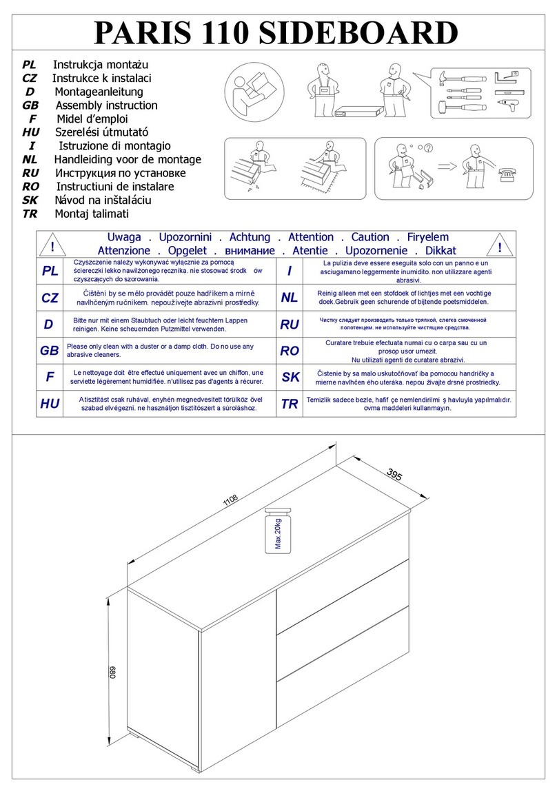 INOSIGN PARIS 110 Assembly instruction