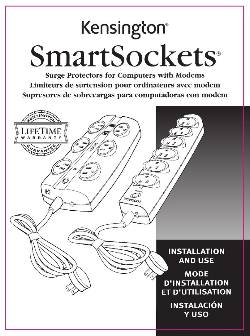 Kensington SmartSockets K62144NA User manual