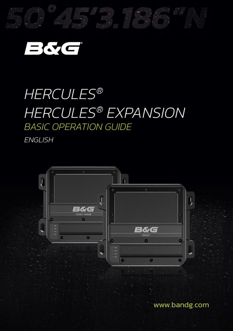 B&G HERCULES Basic operation guide