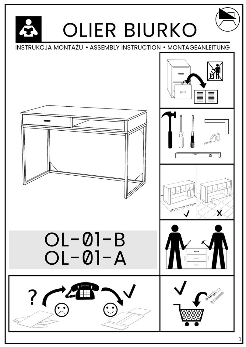 GIB MEBLE OLIER OL-01-B User manual