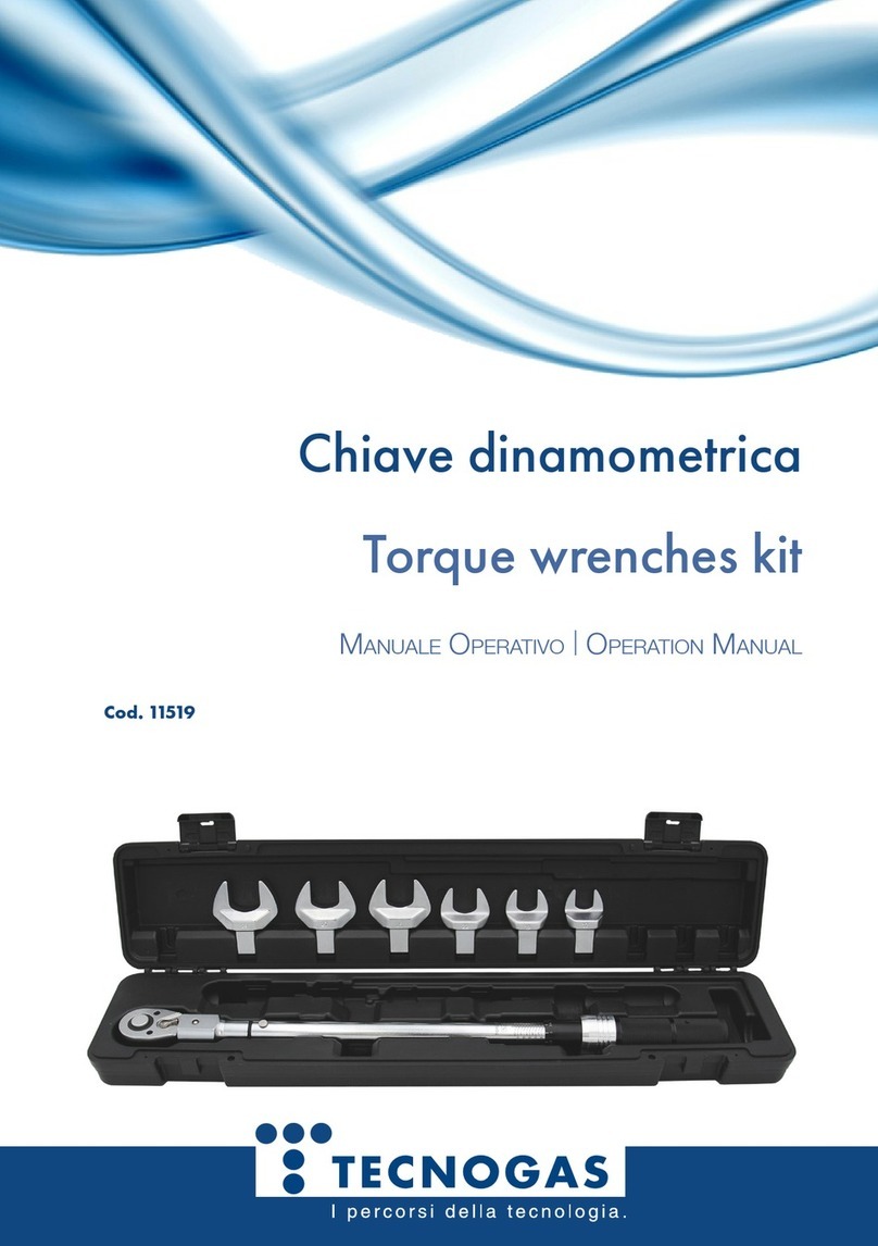 Tecnogas 11519 Operation manual