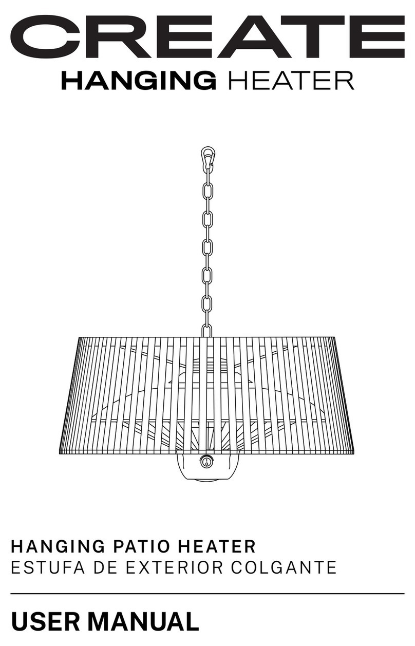 Create HANGING HEATER user manual
